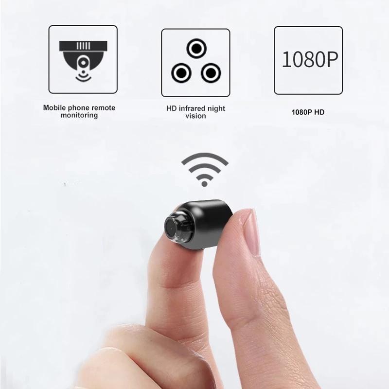 Wireless Wifi Surveillance Camera 1080P HD Home Night Vision Hidden Spy Camera IP